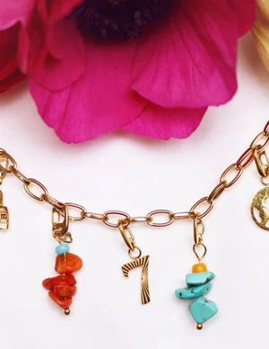 My Jewellery Moments charm blue stone MJ03032