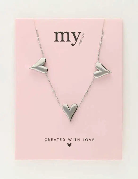 My Jewellery Necklace 3 hearts MJ10109