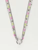 My Jewellery Necklace 3 layers miyuki pink green MJ10238