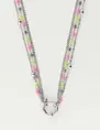 My Jewellery Necklace 3 layers miyuki pink green MJ10238