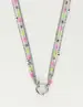 My Jewellery Necklace 3 layers miyuki pink green MJ10238