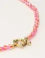 My Jewellery Necklace beads red with lock MJ10729