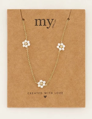 My Jewellery Necklace blooming pearl flower MJ06985