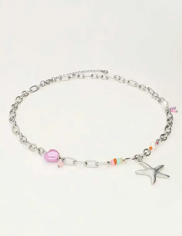 My Jewellery Necklace chain beads & starfish MJ09679