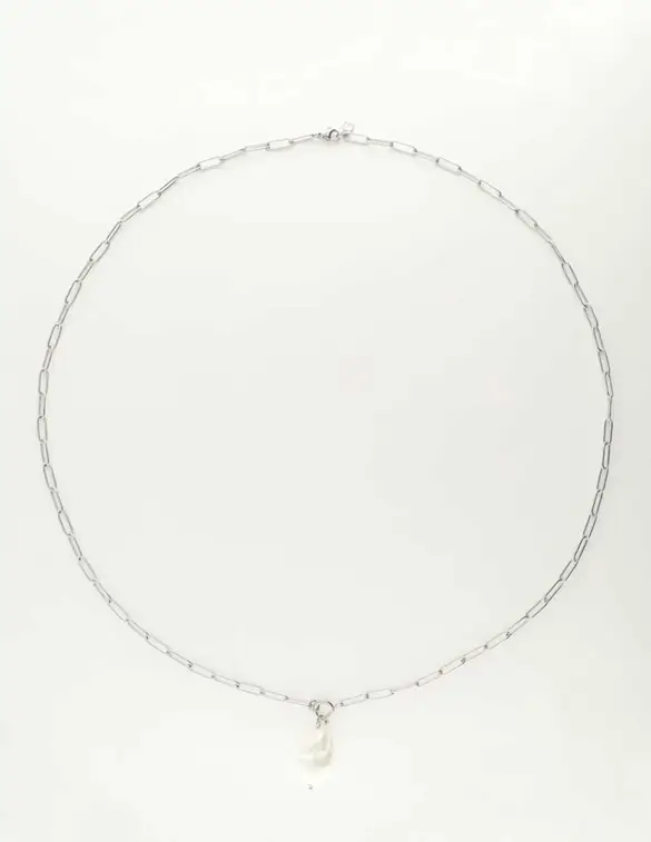 My Jewellery Necklace chain big pearl extra long MJ10371