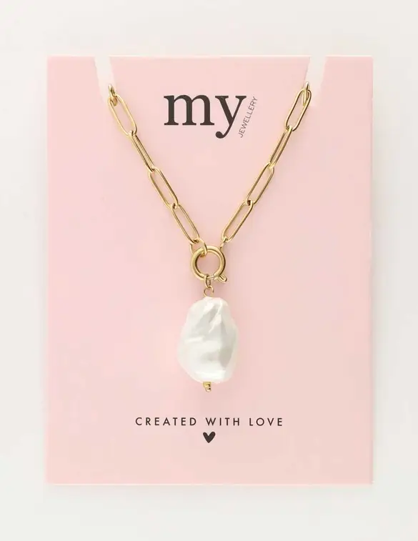 My Jewellery Necklace chain big pearl MJ10534