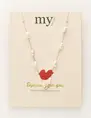 My Jewellery Necklace chain big pearls MJ10127