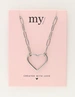 My Jewellery Necklace chain heart MJ10107