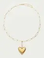 My Jewellery Necklace chain heart pearls MJ13060