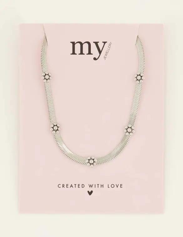 My Jewellery Necklace chain with flowers MJ08179