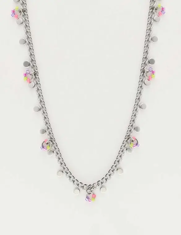 My Jewellery Necklace coins & beads MJ10239