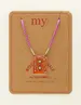 My Jewellery Necklace cord orange charm MJ09427