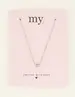 My Jewellery Necklace fine open heart MJ08753