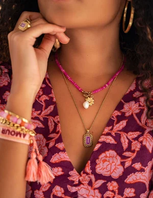 My Jewellery Necklace glass beads MJ07805