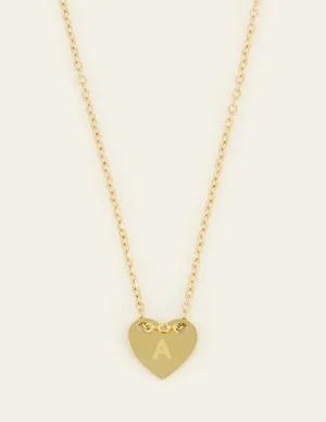 My Jewellery Necklace initials on heart MJ07876A