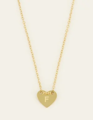 My Jewellery Necklace initials on heart MJ07876F
