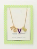 My Jewellery Necklace letters love purple MJ10190