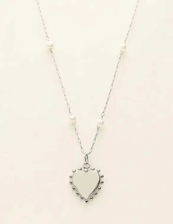 My Jewellery Necklace mini pearl & heart MJ09228