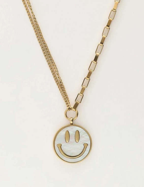 My Jewellery Necklace pearl smiley MJ10286