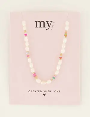 My Jewellery Necklace pearls with beads MJ08192
