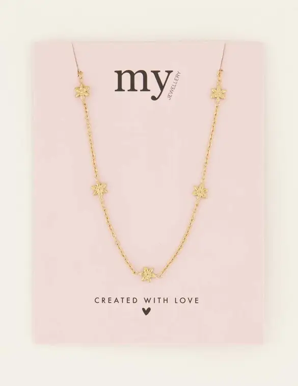 My Jewellery Necklace with flowers MJ07964