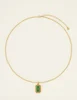 My Jewellery Necklace with green amour enamel MJ07821