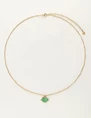 My Jewellery Necklace with green tres belle char MJ08351