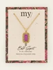 My Jewellery Necklace with purple amour enamel MJ07824