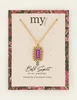 My Jewellery Necklace with purple amour enamel MJ07824