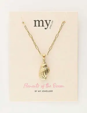 My Jewellery Necklace wokkel shell pearl MJ10433