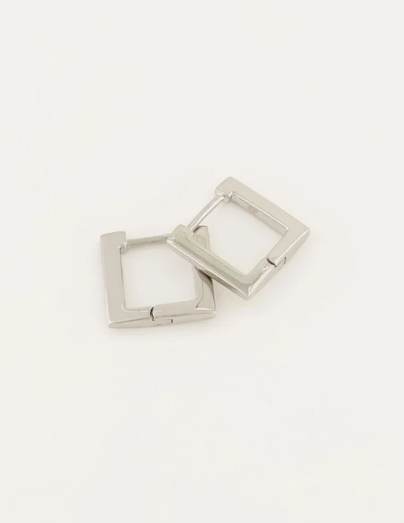 My Jewellery Oorbellen vierkant 12 mm MJ04615