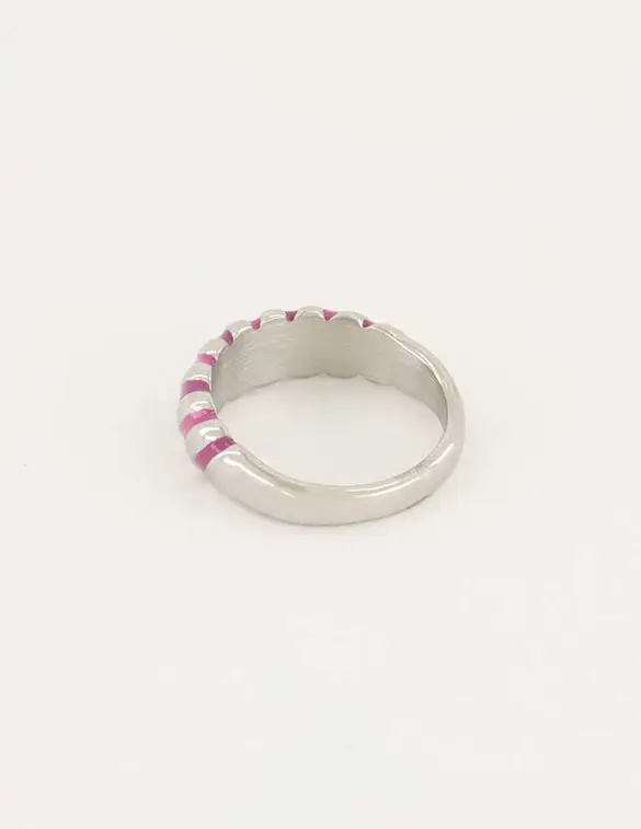 My Jewellery Pink twirl candy ring MJ06293