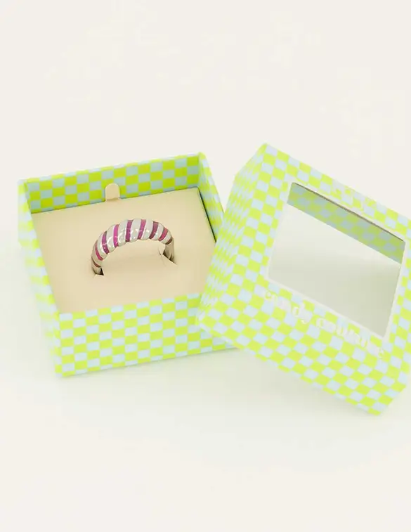 My Jewellery Pink twirl candy ring MJ06293