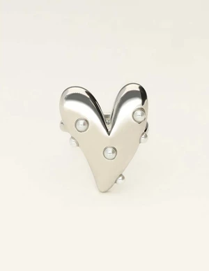 My Jewellery Ring big heart with pearls MJ09319