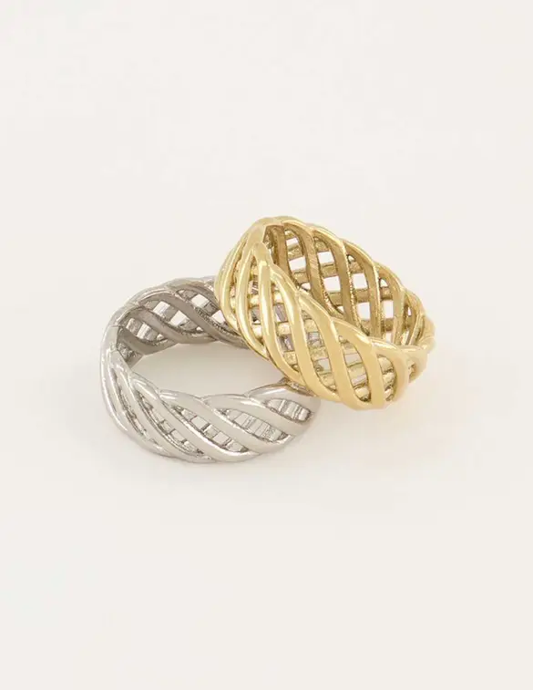 My Jewellery Ring braided open MJ06058