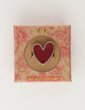 My Jewellery Ring burgundy heart MJ12616