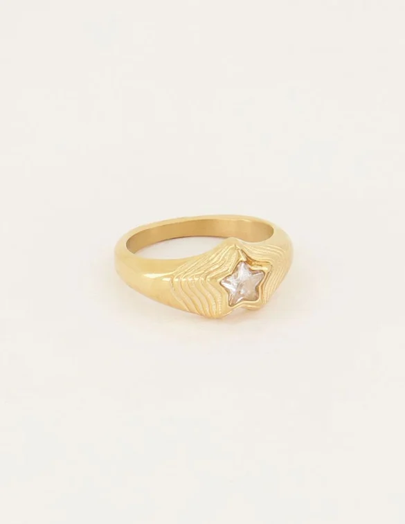 My Jewellery Ring Crystal Star MJ05836