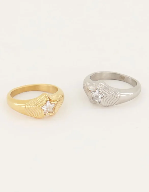 My Jewellery Ring Crystal Star MJ05836