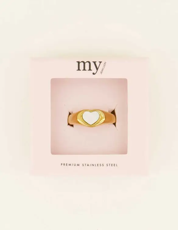 My Jewellery Ring heart pearl MJ08750
