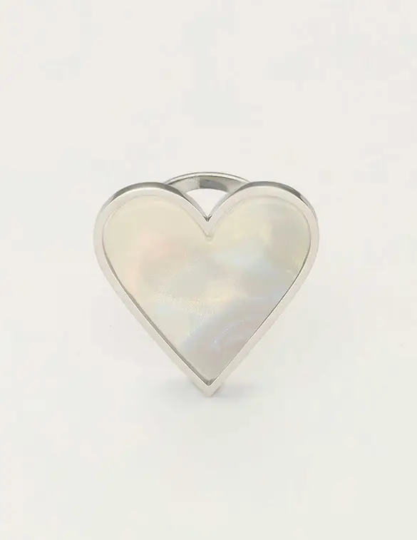 My Jewellery Ring heart white MJ10670