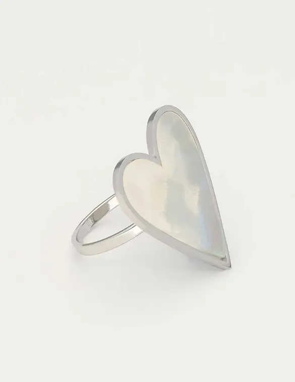 My Jewellery Ring heart white MJ10670