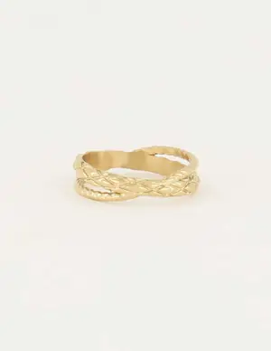 My Jewellery Ring met gedraaid patroon MJ05678