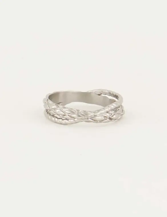 My Jewellery Ring met gedraaid patroon MJ05678