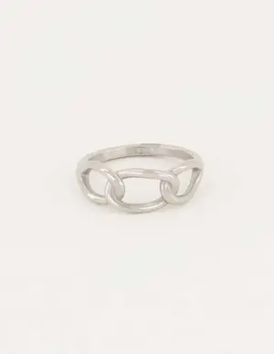 My Jewellery ring met grote ovale schakels MJ05954