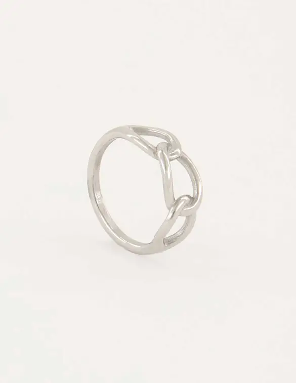 My Jewellery ring met grote ovale schakels MJ05954