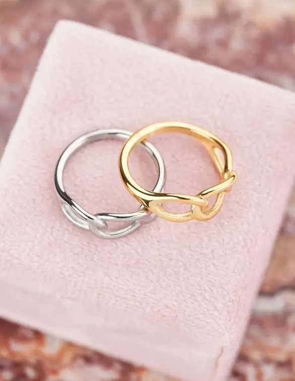My Jewellery ring met grote ovale schakels MJ05954