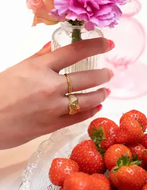 My Jewellery Ring one size plain dots MJ06056