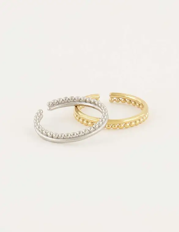 My Jewellery Ring one size plain dots MJ06056