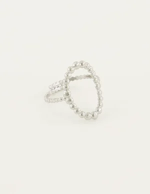 My Jewellery Ring ovaal bolletjes MJ04313