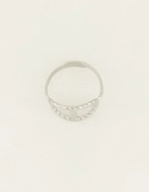 My Jewellery Ring Ovaal Gedraaid Patroon MJ04308